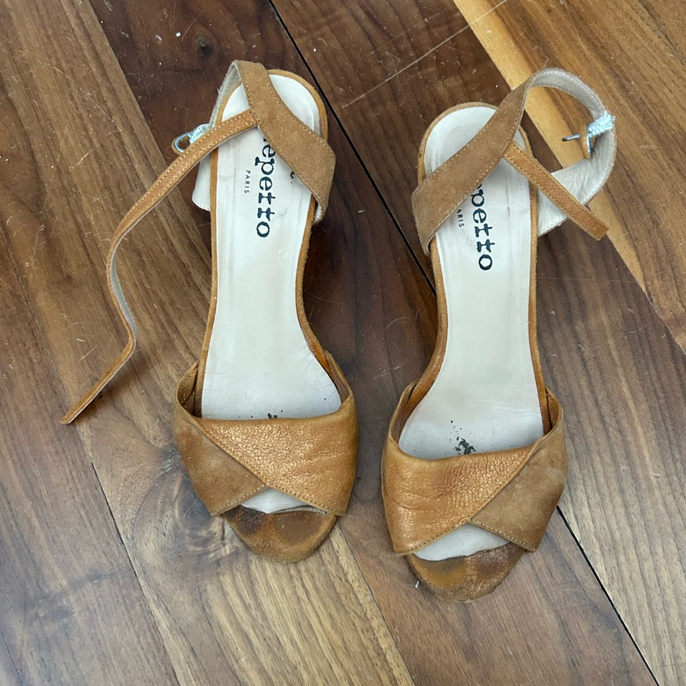 Repetto Women's Brown Leather Sandals